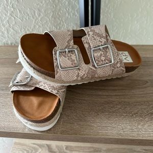 Dolce Vita Snakeskin Sandals